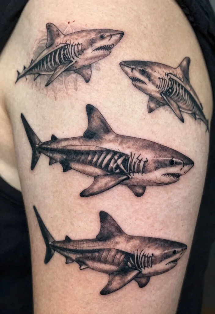 14 Shark Skeleton Tattoo Ideas With Dark Ocean Vibes - Conclusion 1