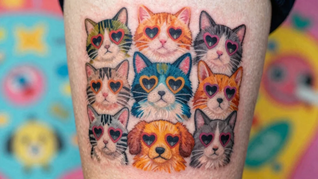 15 Heart Eye Tattoo Ideas With Playful Twist