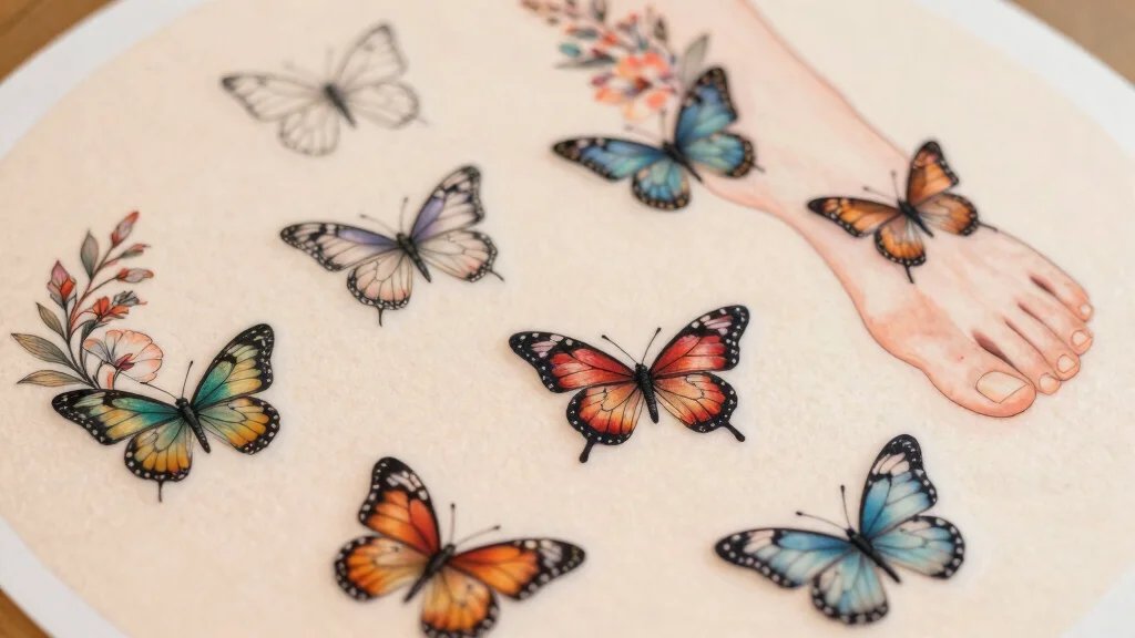 16 Butterfly Foot Tattoo Ideas With Delicate Beauty
