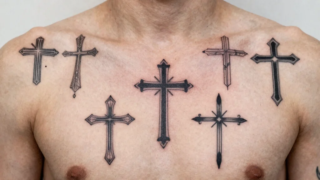 16 Chest Cross Tattoo for Men Ideas With Strong Meaning