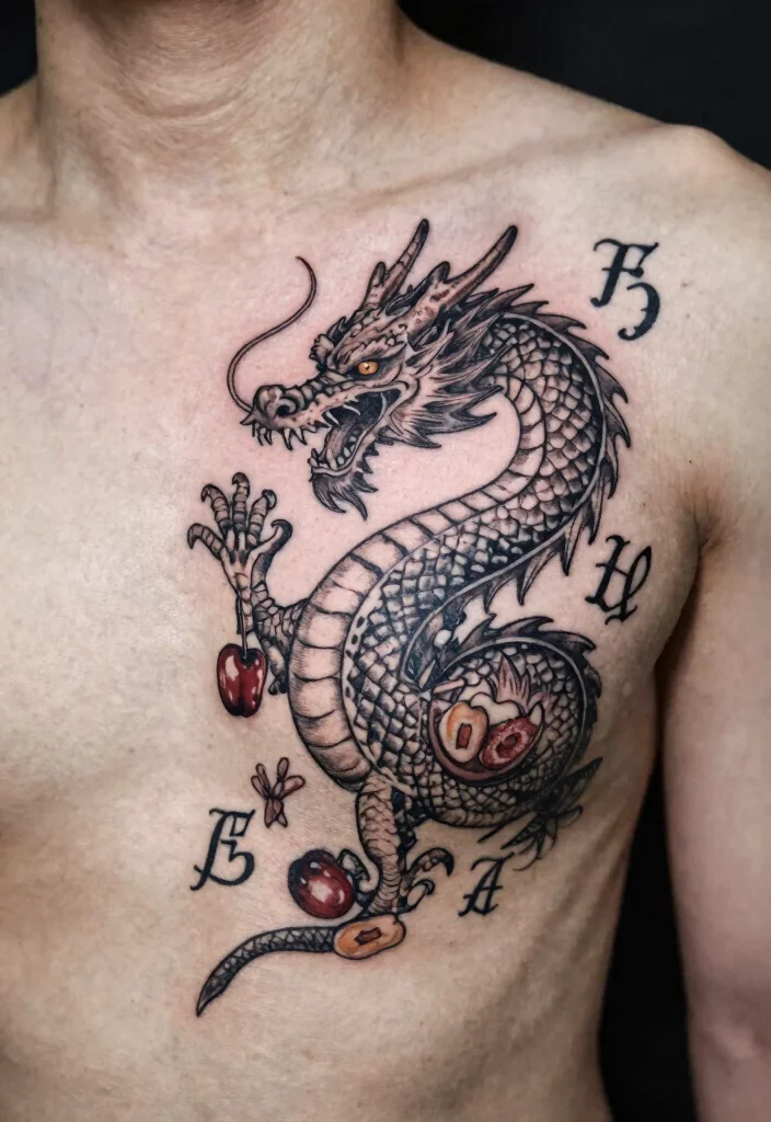 16 Delicate Dragon Tattoo Ideas With Fine Line Beauty - 11. The Storytelling Dragon 1