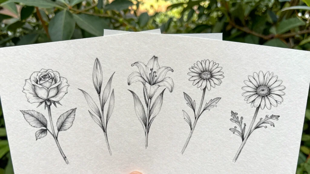 16 Flower Stem Tattoo Ideas With Elegant Minimal Lines