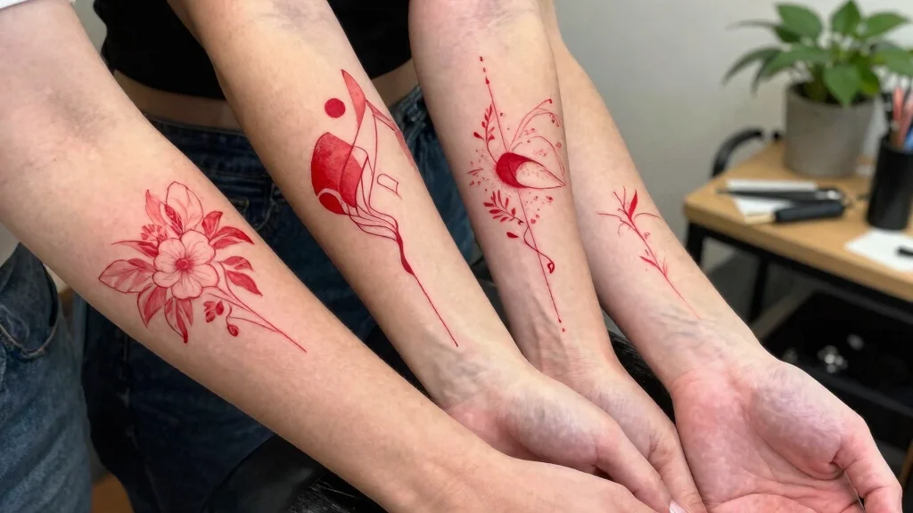 16 Red Tattoo Arm Ideas That Stand Out Boldly