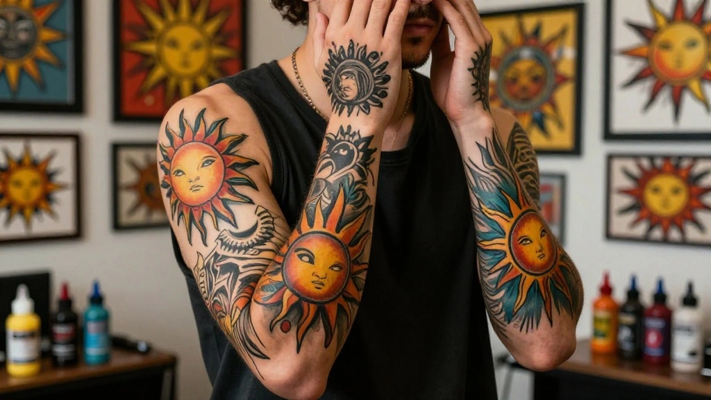 16 Sun Tattoo Men Ideas With Bold Radiant Energy