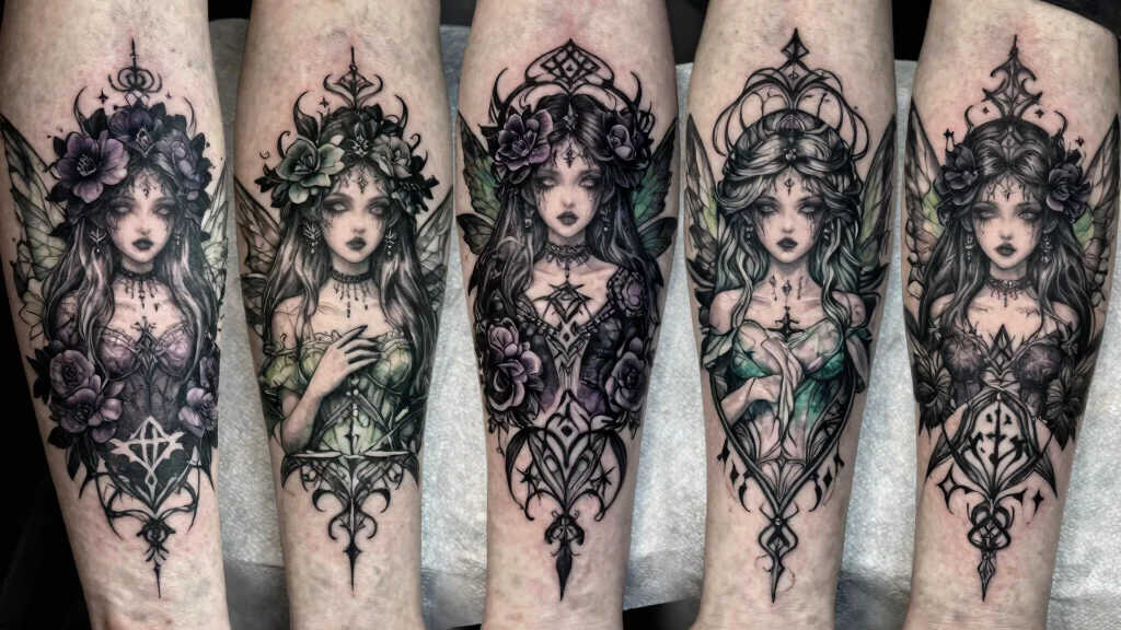 17 Gothic Fairy Tattoo Ideas With Dark Fantasy Vibes