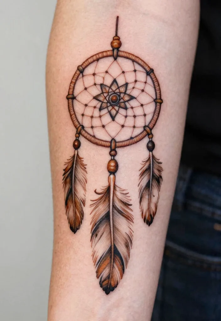 17 Henna Tattoo Arm Ideas With Intricate Patterns - 14. Dream Catcher Inspiration 1