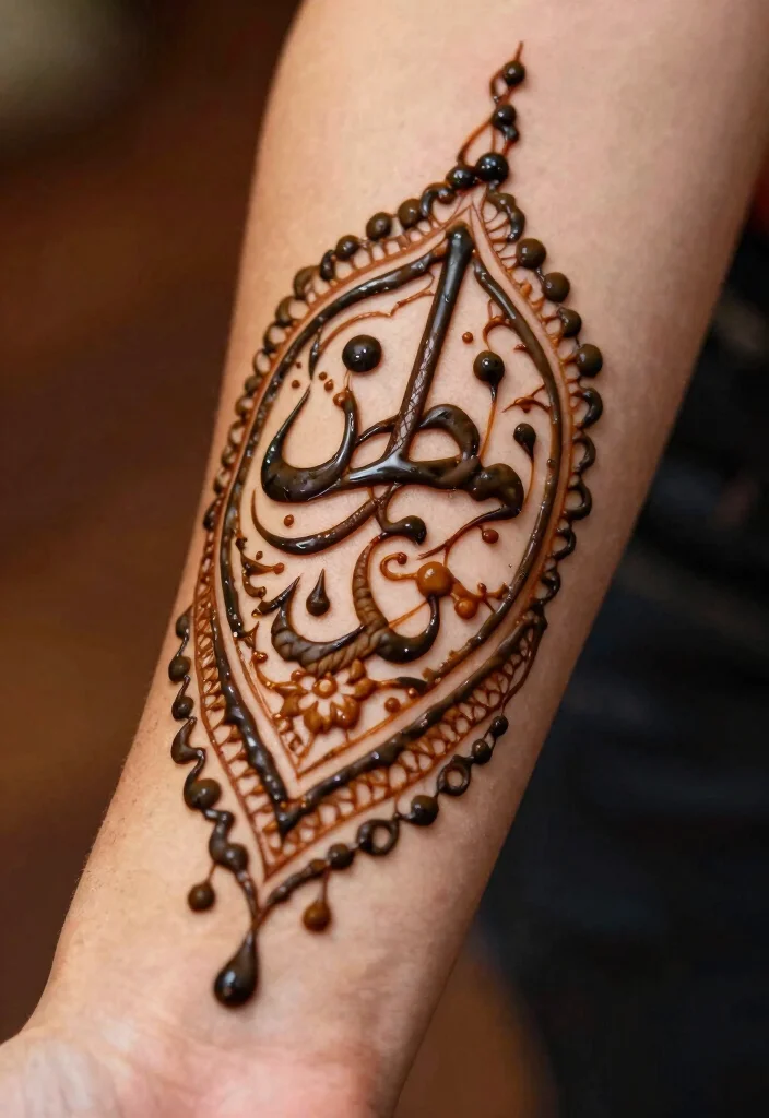 17 Henna Tattoo Arm Ideas With Intricate Patterns - 16. Classic Arabic Designs 1