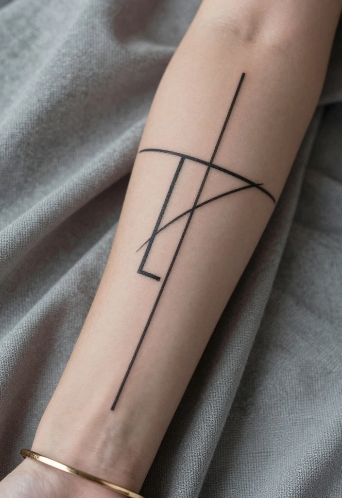 17 Henna Tattoo Arm Ideas With Intricate Patterns - 2. Geometric Simplicity 1