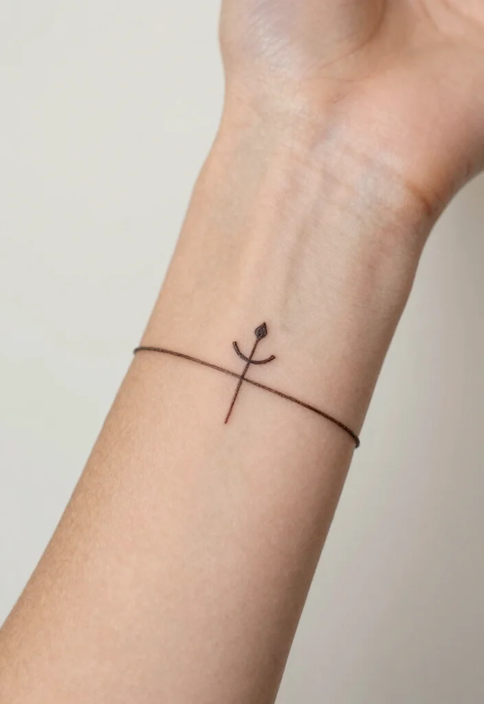 17 Henna Tattoo Arm Ideas With Intricate Patterns - 9. Minimalist Symbols 1