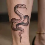 18 Snake Tattoo Leg Ideas With Dynamic Movement