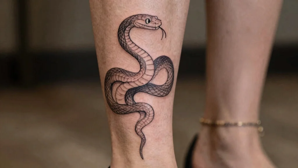 18 Snake Tattoo Leg Ideas With Dynamic Movement